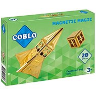Coblo Magnetic building set - GOLD -20 pieces - Building Set