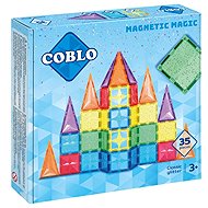 Coblo Magnetic kit 35 pieces - Classic Glitter - Building Set