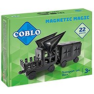 Coblo Transport set black 22 parts - Building Set