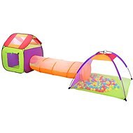 Malatec 2881 dětský stanový set se spojovacím tunelem + 200 míčků - Tent for Children