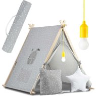 Nukido Children's tent with light - grey - Tent for Children