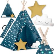 Nukido Children's tent with light - blue - Tent for Children