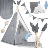 Nukido Children's tent NK-406 - grey - Tent for Children