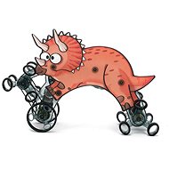 PLAYSTEM Climbing Dinos Triceratops & T-Rex - Building Set