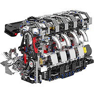Mould King 10087S L4 Gasoline Engine - Building Set