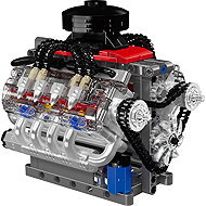 Mould King 10171S LSX454 V8 engine - Building Set