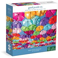 Good Puzzle Co. Rainbow Umbrella 1000 pieces - Jigsaw Puzzle
