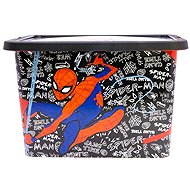 Stor Storage box 7 l Spiderman black - Storage Box