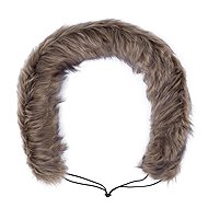 HappyBee Fur Collar for Stroller, Brown - Stroller Canopy