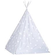Children's teepee with storage bag polyester grey 115x115x160 cm - Tent for Children