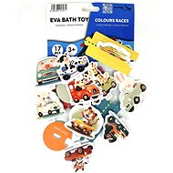 Surtep Water Stickers Colours Races 17 pcs - Bath Stickers