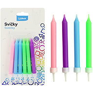 LUMA Trading candle, 12 pcs, pastel - Candle Set