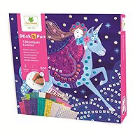Sycomore Stick & Fun Mosaic, unicorns - Toy Jigsaw Puzzle