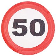 FUNNYFASHN Plates traffic sign 50 - Set of Plates