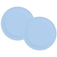 GODAN Paper plate light blue 18 cm, 12 pcs - Set of Plates