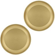 GODAN Plastic plate gold 21 cm, 2 pcs - Plate
