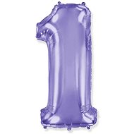Balloon foil numbers purple - lilac 102 cm - 1 - Inflatable Balloon