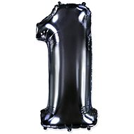 Balloon foil numerals black 102 cm - 1 - Inflatable Balloon