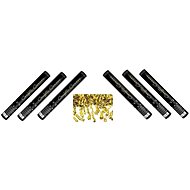 Confetti 40 cm gold ribbons metallic 6 pcs - Confetti