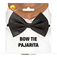 GUIRCA Black bow tie - gangster, 11 cm - Costume Accessory