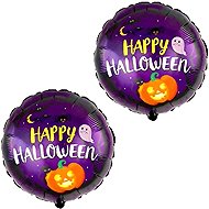 FLEXMETAL Foil balloon, Happy Halloween, round, diameter 45 cm, 2pcs - Balloons