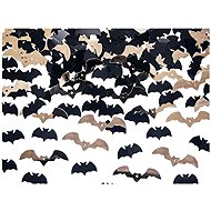PARTYDECO Decorative table confetti bats, mix, black and gold, Halloween, 30g - Decoration