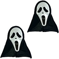 GUIRCA Plastic mask anonymous, vendetta, Halloween, 2 pcs - Costume Accessory
