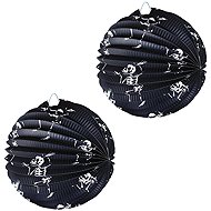 RAPPA Halloween lantern round, skeletons, 25 cm, 2 pcs - Chinese Lantern