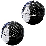 RAPPA Ghost lantern, diameter 25 cm, Halloween, 2 pcs - Chinese Lantern