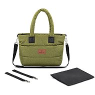 HappyBee Bag without fur Trinity Leny green - Pram Bag