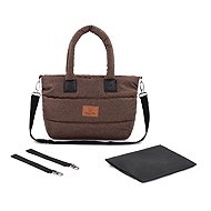 HappyBee Trinity Leny brown bag without fur - Pram Bag