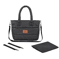 HappyBee Trinity Leny black bag without fur - Pram Bag