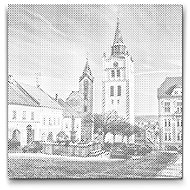 Painting Queens Vimperk, 50 × 50 cm, without frame - Dotting