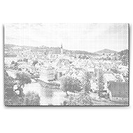 Painting Queens Český Krumlov 2, 40 × 60 cm, without frame - Dotting