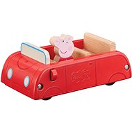 Peppa Pig wooden family car + Peppa figurine - Figure and Accessory Set