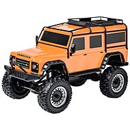 Grey Land Rover Defender 4WD orange - Remote Control Car