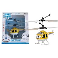 FM-Electrics Mini helicopter yellow with hand control and remote control - RC Helicopter