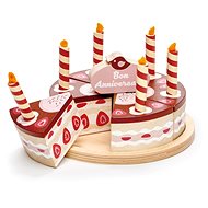 Tender Leaf Wooden Chocolate Cake Chocolate Birthday Cake - Toy Kitchen Food