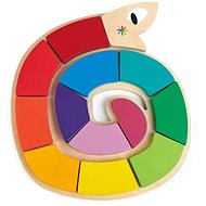 Tender Leaf Colour Me Happy Wooden Snake Jigsaw - Puzzle