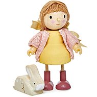 Tender Leaf Wooden doll Amy and Her Rabbit - Figure