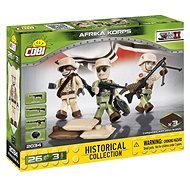 Cobi 3 Figuren mit Africa Korps Zubehör - Bausatz