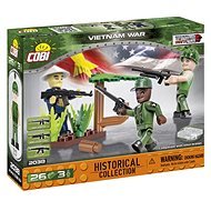 Cobi 3 figura kiegészítőkkel, vietnami háború - Építőjáték