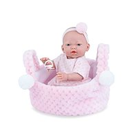 Marina & Pau 202-AK Doll - New Born Bathing Baby Girl in a Basket - Doll