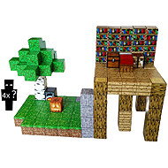 Toybit Magnetic Construction Set Minecraft Library and Magic Tree 132 pcs - Building Set
