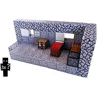 Toybit Magnetic Construction Set Minecraft Crafting Room 83 pcs - Building Set