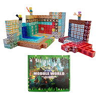 Toybit Magnetic building set Minecraft Special blocks 303 pcs - Building Set