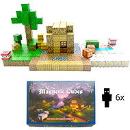 Toybit Magnetic Construction Set Minecraft Block World TNT building 198 pcs - Building Set