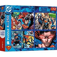 TREFL Puzzle Superman's Courage 4 × 250 pieces - Jigsaw Puzzle