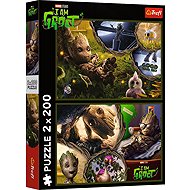 Trefl Puzzle Marvel: Já jsem Groot 2 × 200 dílků - Jigsaw Puzzle