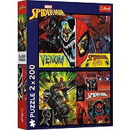 Trefl 2-in-1 Puzzle 2 × 200 Pieces Spiderman Day and Night - Jigsaw Puzzle